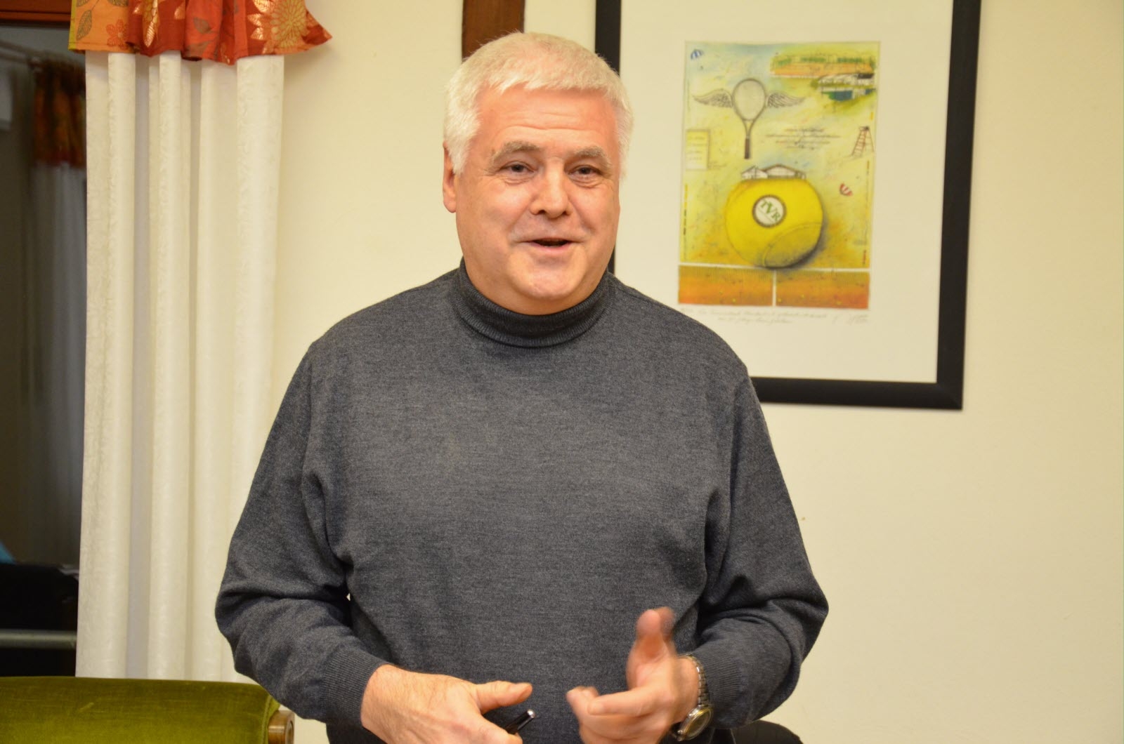 Foto Jürgen Kaster, 1. Vorsitzender TC Grafschaft